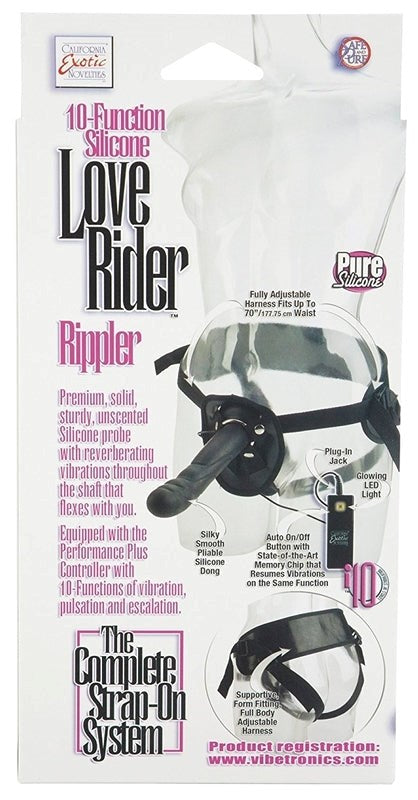 Love Rider 10 Function Rippler - Strap On Sextoys