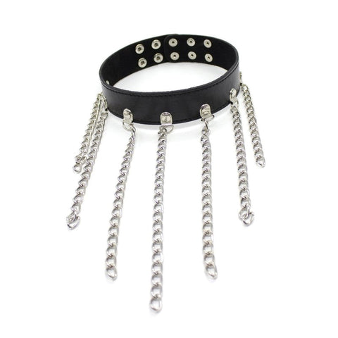 Neck Collar With Chains - Collars and Leads