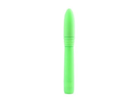 Neon Luv Touch Slims Ribbed Personal Massagers