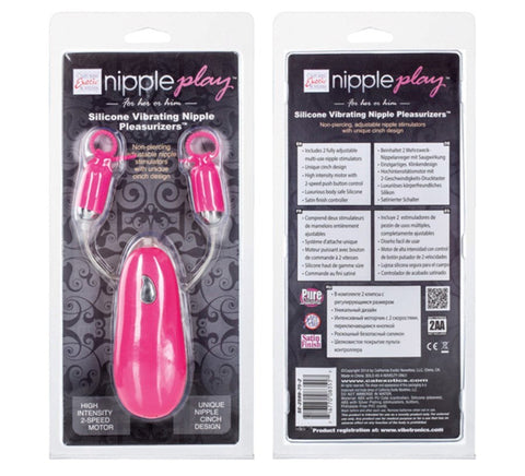 Nipple Play Silicone Vibrating Nipple Pleasurizers - Rabbit Vibrators