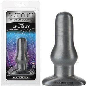 Doc Johnson Platinum The Li'l Guy Silicone Butt Plug - Luxury Sex Toys