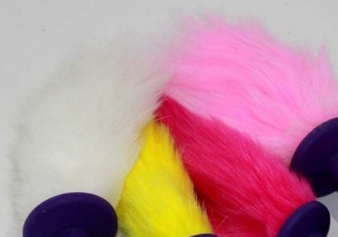 Rabbit Tail Silicone Butt Plug Large - Fancy Dress Ups