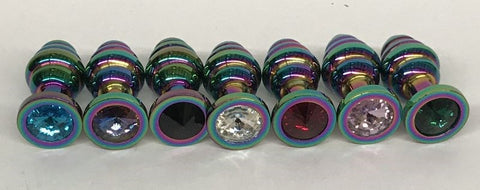 Rainbow Wild Passion Butt Plug Small - Steel Sex Toys