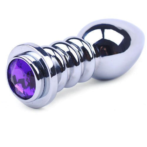 Ribbler Metal Jeweled Butt Plug G-Spot Vibrators