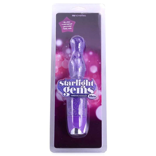 Starlight Gems Libra - Customizable Vibrating Pleasure Massager - Clit Ticklers and Pulsators
