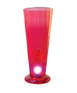 The Light Up Peter Party Beer Glass - Party Gifts and Novelties