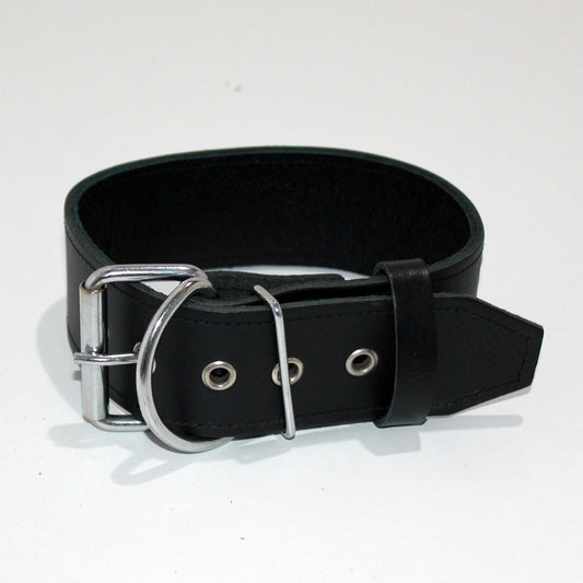 WHORE Leather Bondage Collar - Collars and Leads