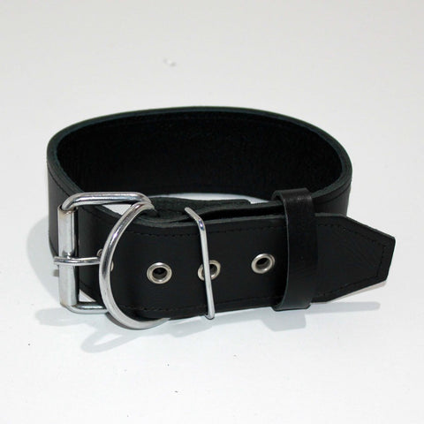 WHORE Leather Bondage Collar - Collars and Leads