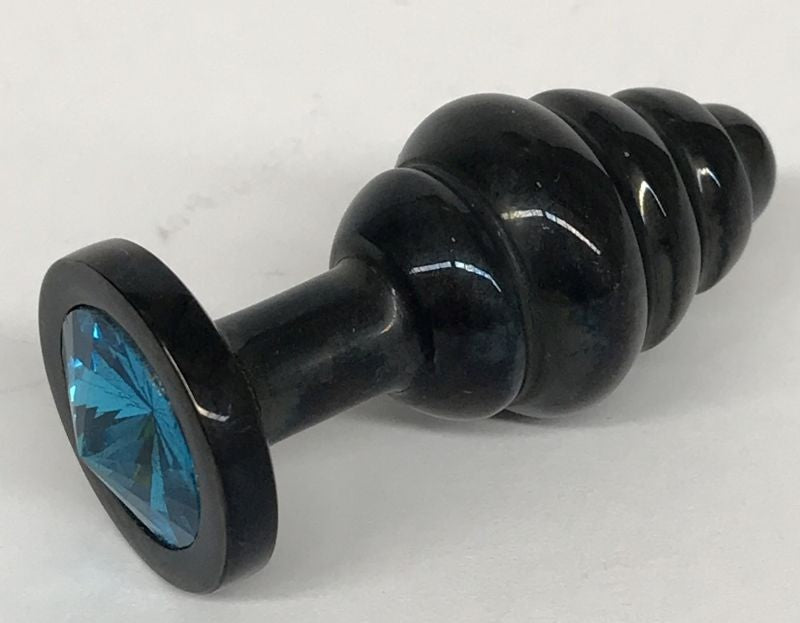 Wild Passion Anal Plug Black Small Steel Sex Toys