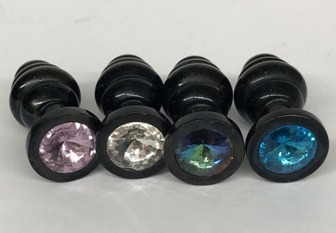 Wild Passion Black Anal Plug Large - Steel Sex Toys