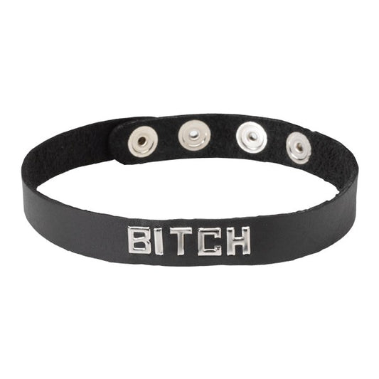 Wordband Collar - BITCH - Cock Rings