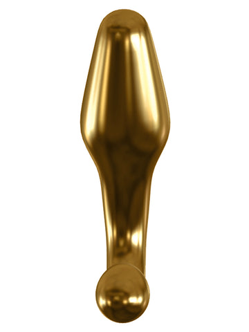 Pipedream Icicles Gold Edition G12 Glass Butt Plug - Glass Sex Toys