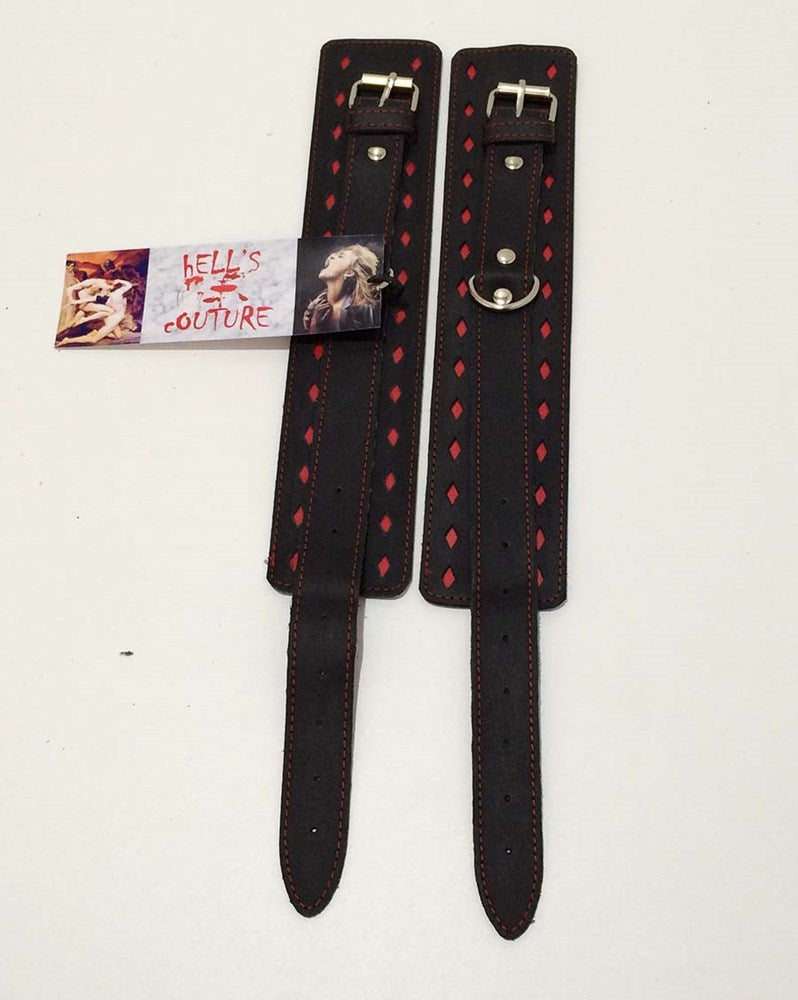 BDSM Clubs Leather Wrist & Ankle Cuffs Collars And Cuffs