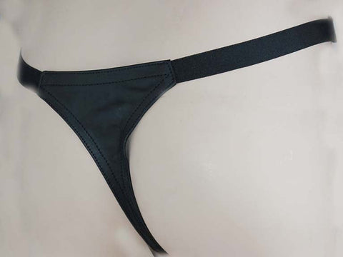 Hell's Couture - Leather Jockstrap with Front Zipper - Jocks and G-Strings