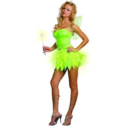 Radiant Fairy-Themed Bright Sprite Costume - Enchanting Nights Await - Fancy Dress Ups