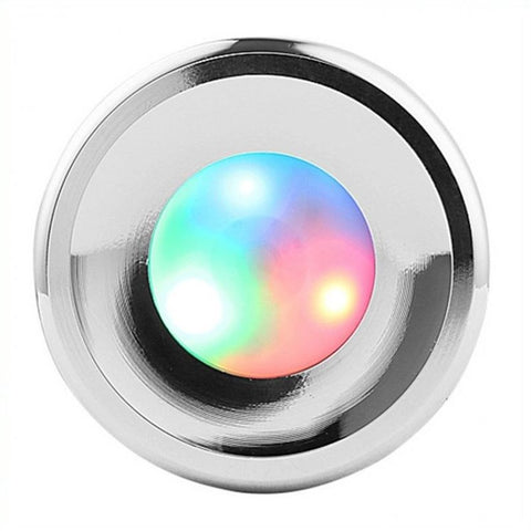 Colorful Light Stainless Steel Butt Plug - Steel Sex Toys