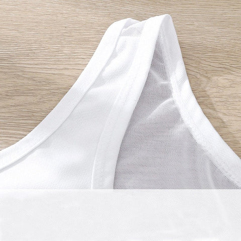 Crop Top Chest Binder White - Bras and Bra Sets