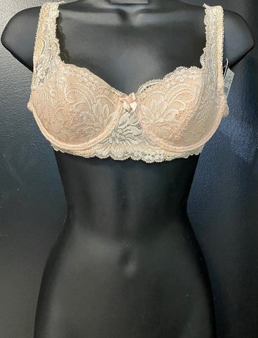 Crystelle's Alicia Lace Bra - Luxurious Feminine Elegance - Bras and Bra Sets