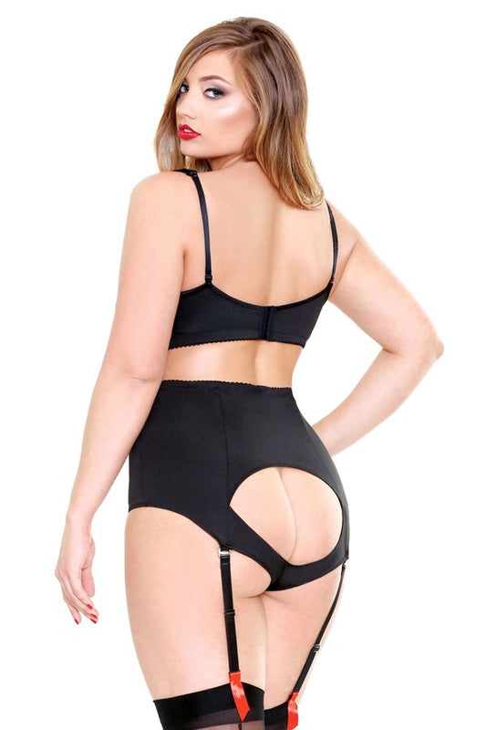 CURVE Fringe Bra & Cutout Panty Set - Bras and Bra Sets