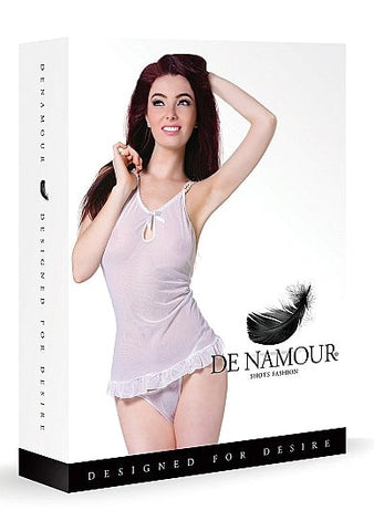 De Namour Babydoll with Pearls & G-String - Babydolls and Chemises