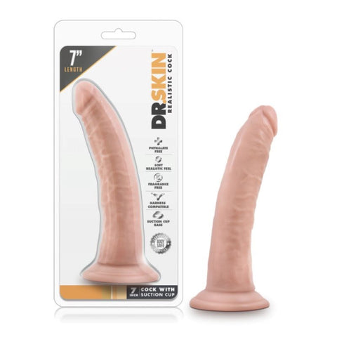 Dr. Skin Cock + Suction Cup - Flesh - Realistic Dildos