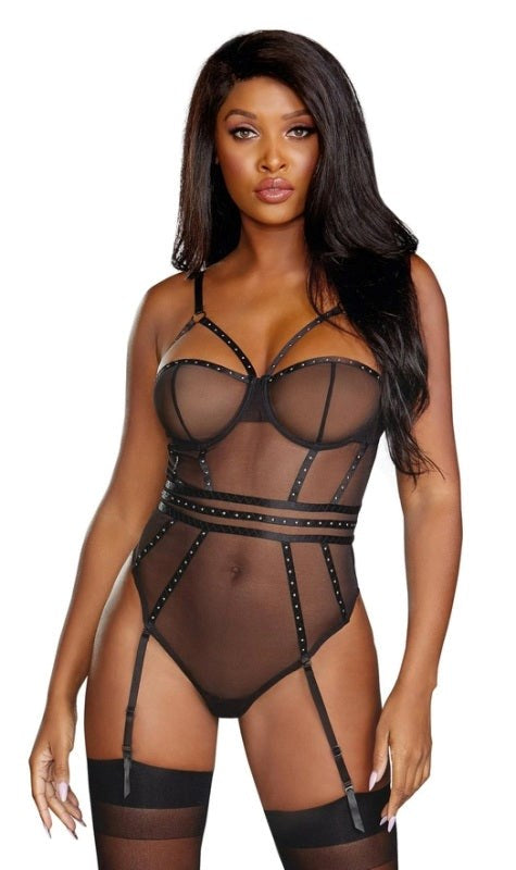 Dreamgirl Teddy Black - Babydolls and Chemises