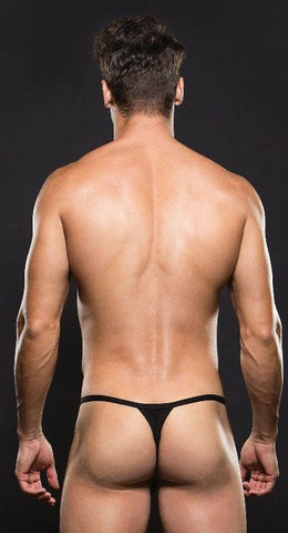 Envy Microfiber Magnetic G-String E042 Black - Jocks and G-Strings