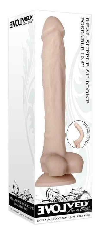 Evolved Real Supple Silicone - Poseable, Realistic, Hands-Free - Realistic Dildos