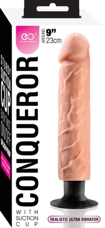 Excellent Power Conqueror Vibrating Dildo - Vibrating Dildos