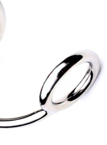 Extra Heavy Cockring & Anal Plug - Steel Sex Toys