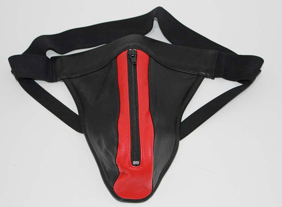 JAX Leather Jocks Black & Red Jocks and G-Strings