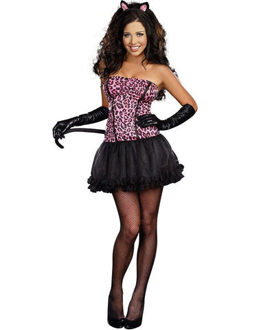 Kiss Me Kitty Costume - Fancy Dress Ups