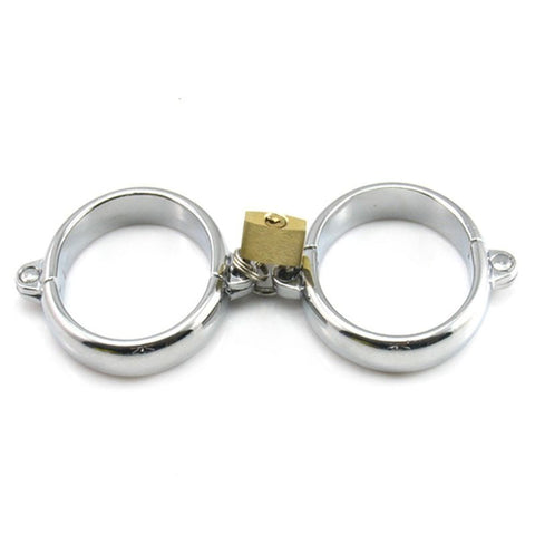 Lock Up Steel Cuffs - Cuffs and Restraints