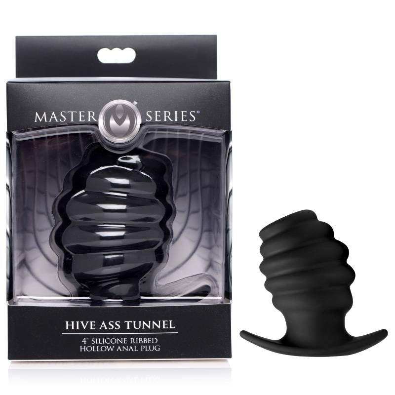 Master Series Hive Ass Ribbed Hollow Plug Butt Plugs