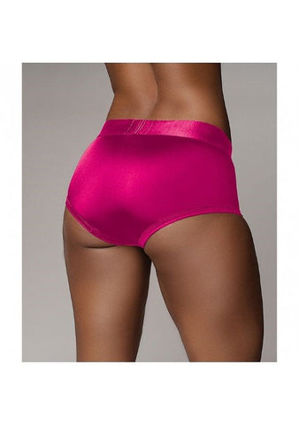 Ouch! Pleasure-Enhancing Vibrating Strap-on Brief - Pink - Strap On Sextoys