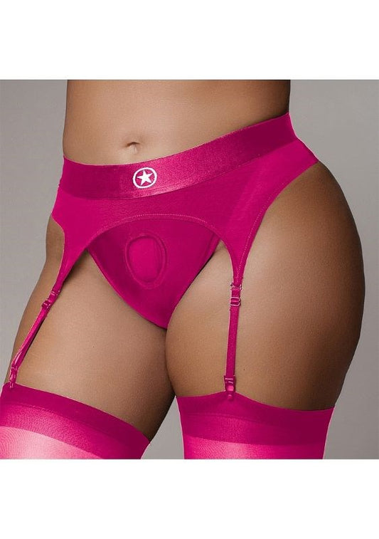 Ouch! Intimate Pleasure Strap-on Thong - Pink - Strap On Sextoys