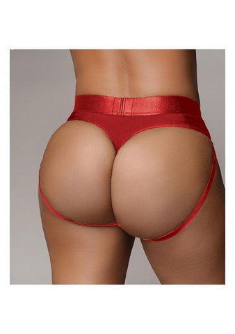 Ouch! Electrifying Strap-on Thong - Red - Strap On Sextoys
