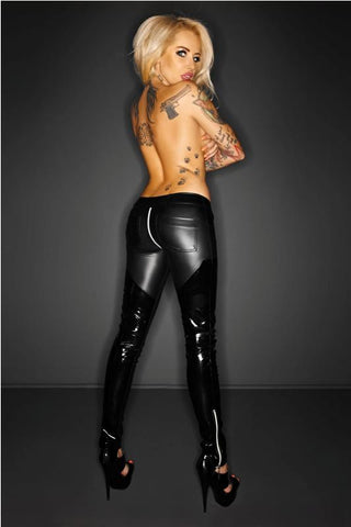 Pants with Zipper Slinky - Her Fetish