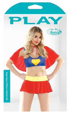 PLAY Super Sexy 4 Piece Costume Set - Fancy Dress Ups