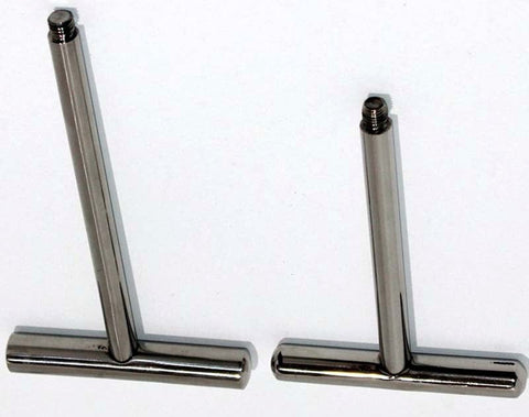 Hell's Couture Intimate Pleasure T-Bar - Customize Your Experience - Steel Sex Toys
