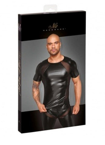 Power Wetlook Men T-shirt With 3D Net - Mens Briefs And Boxers