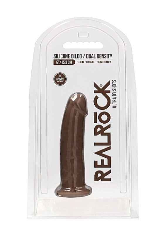 Realrock Ultra Silicone Dildo Brown Realistic Dildos