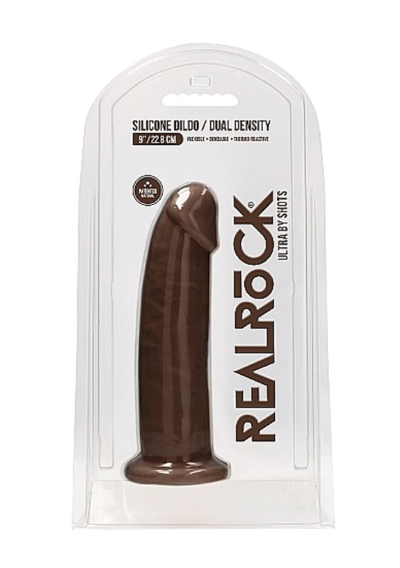 Realrock Ultra Silicone Dildo Brown Realistic Dildos