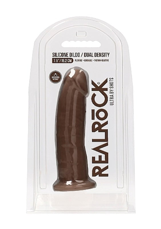 Realrock Ultra Silicone Dildo Brown Realistic Dildos