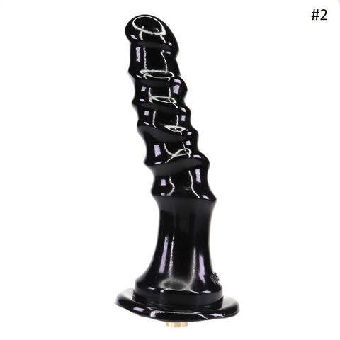 Sex Machine 3 Pin Non Realistic Attachments - Non-Realistic Dildos