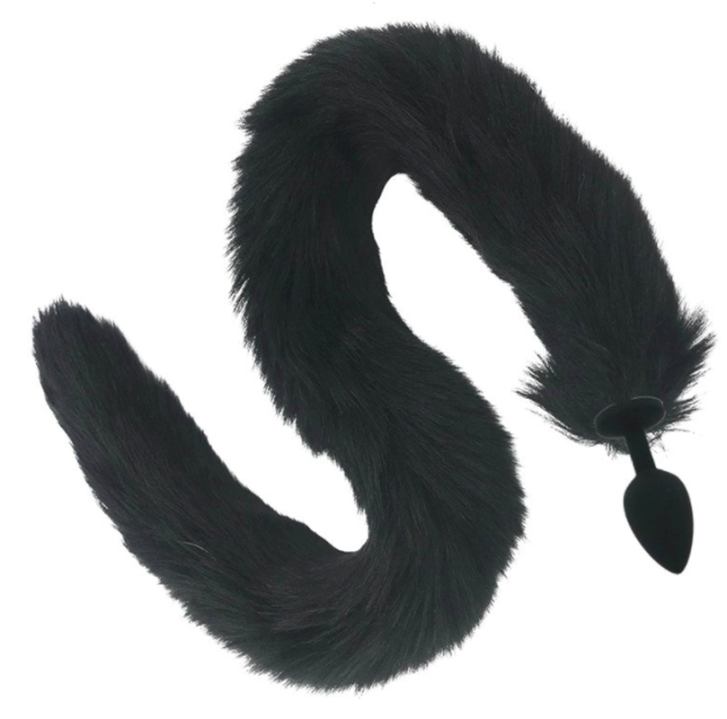 Silicone Anal Faux Fox Tail Plug Butt Plugs