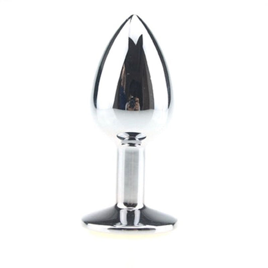 Smiling Face Steel Anal Plug - Steel Sex Toys