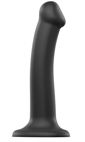 strap-on-me Dual Density Dildo Black - Strap On Sextoys
