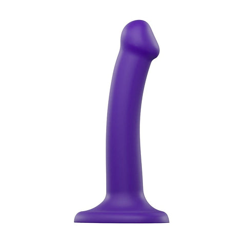 strap-on-me Dual Density Dildo Purple - Non-Realistic Dildos