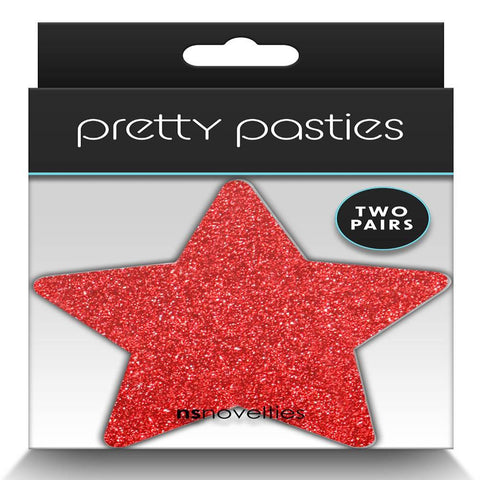 NS Novelties Pretty Nipple Pasties Glitter Stars 2 Pair - Breast and Nipple Toys